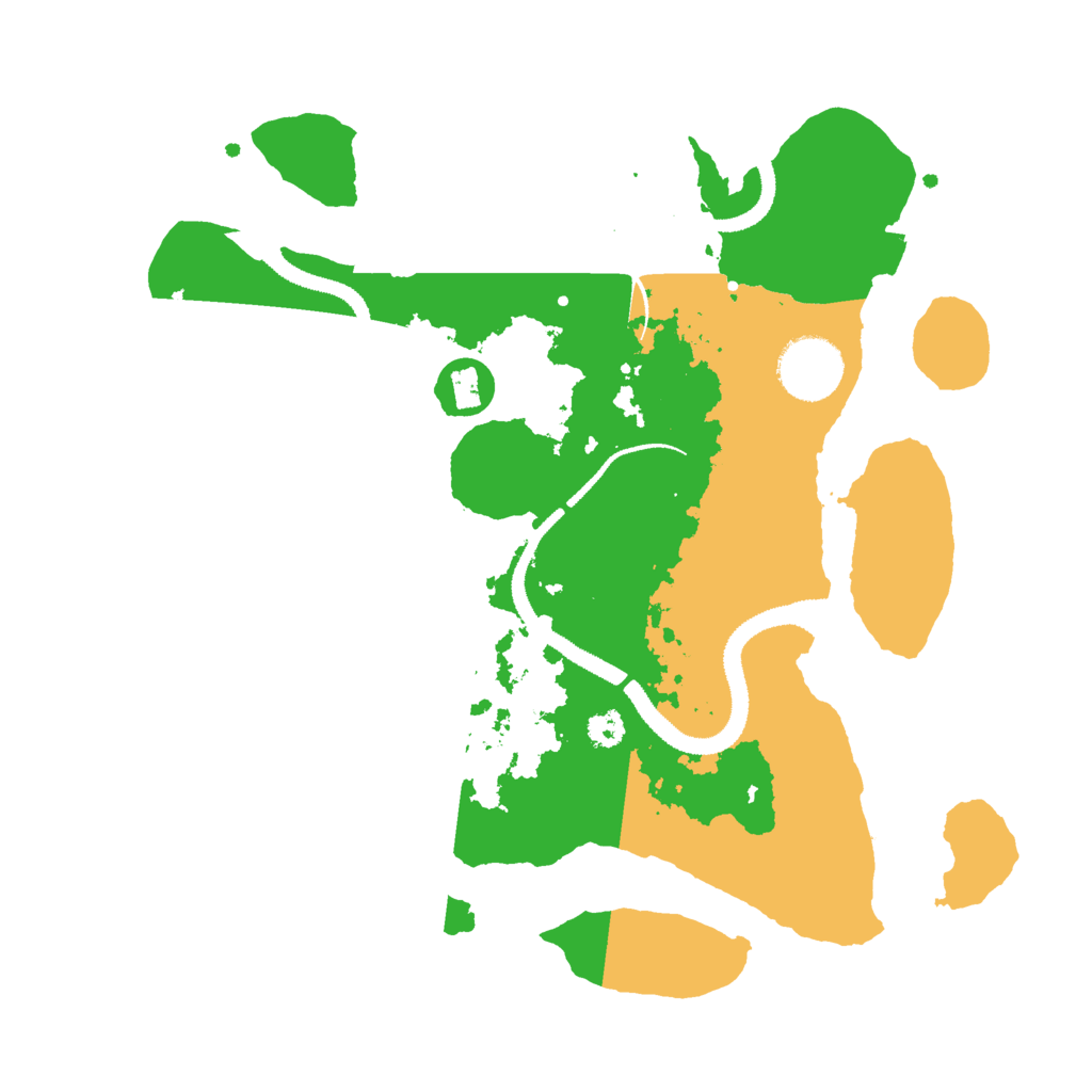 Biome Rust Map: Procedural Map, Size: 3000, Seed: 370530