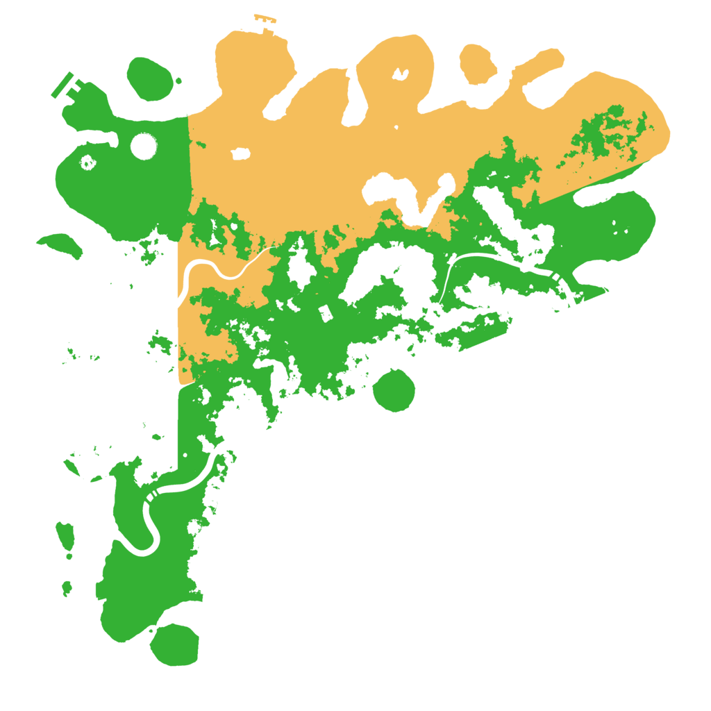 Biome Rust Map: Procedural Map, Size: 4750, Seed: 267437