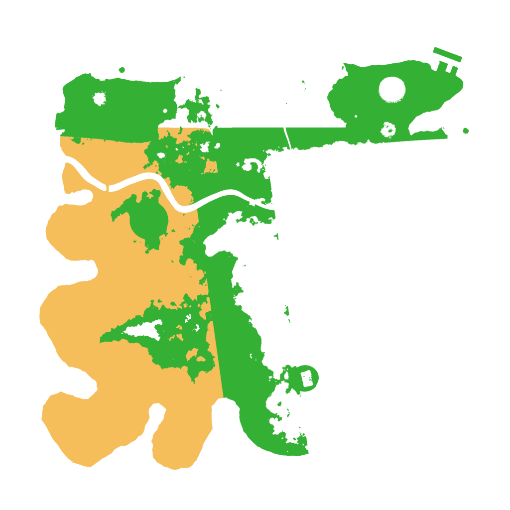 Biome Rust Map: Procedural Map, Size: 3500, Seed: 1599044764