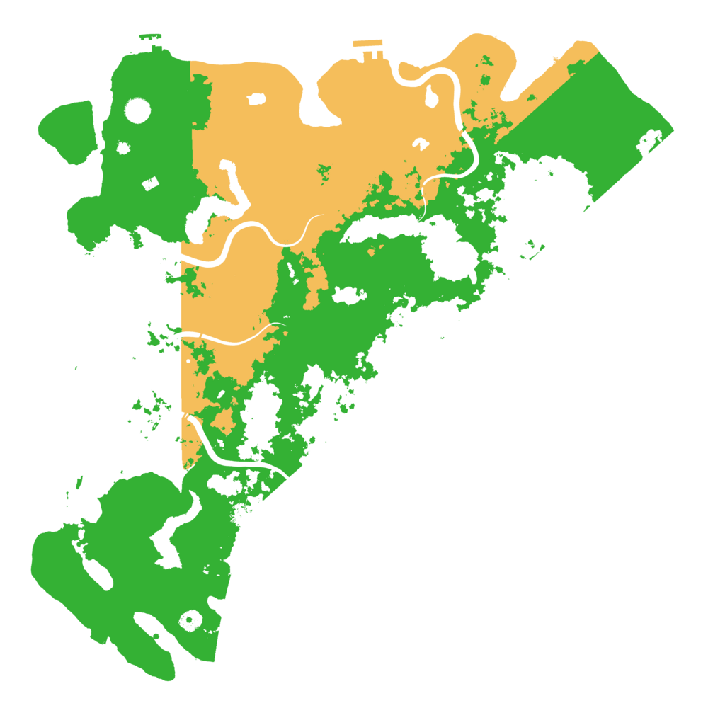 Biome Rust Map: Procedural Map, Size: 5000, Seed: 373368