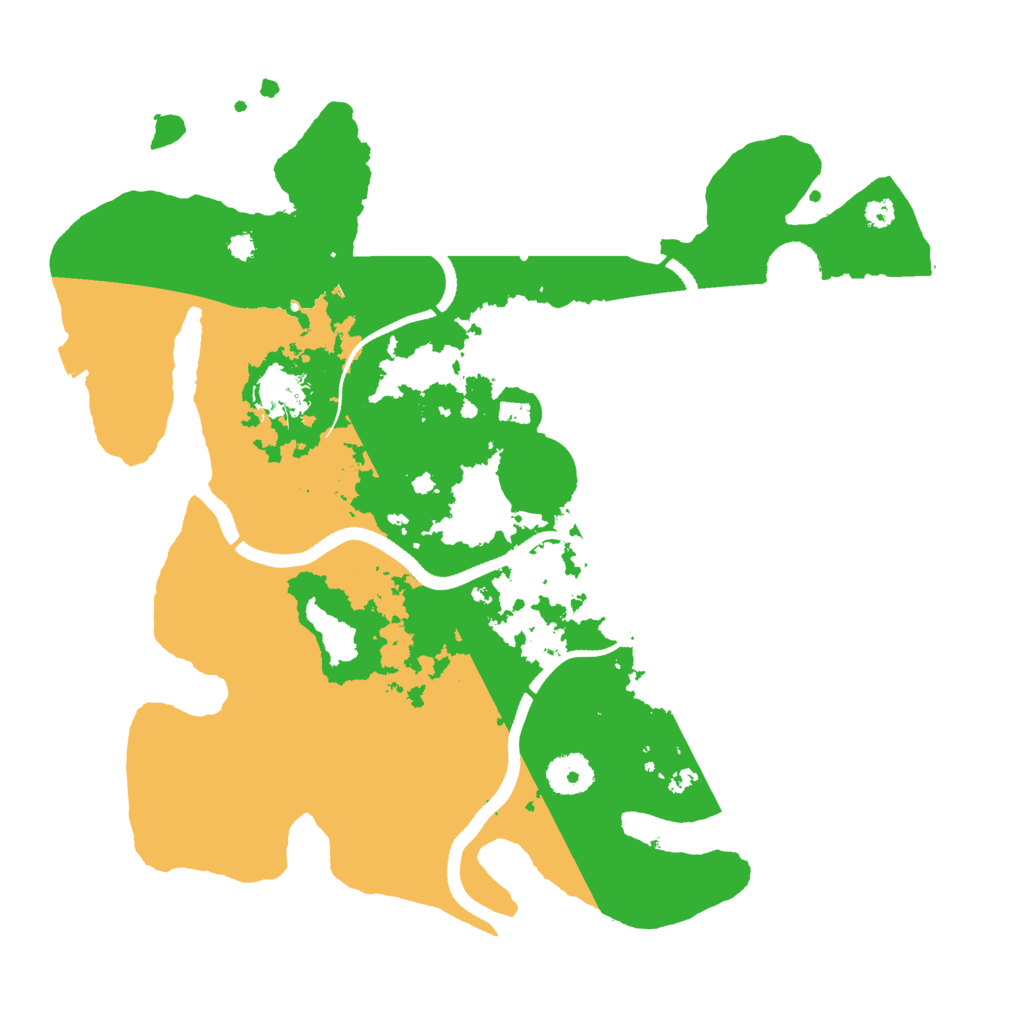 Biome Rust Map: Procedural Map, Size: 3500, Seed: 156589610