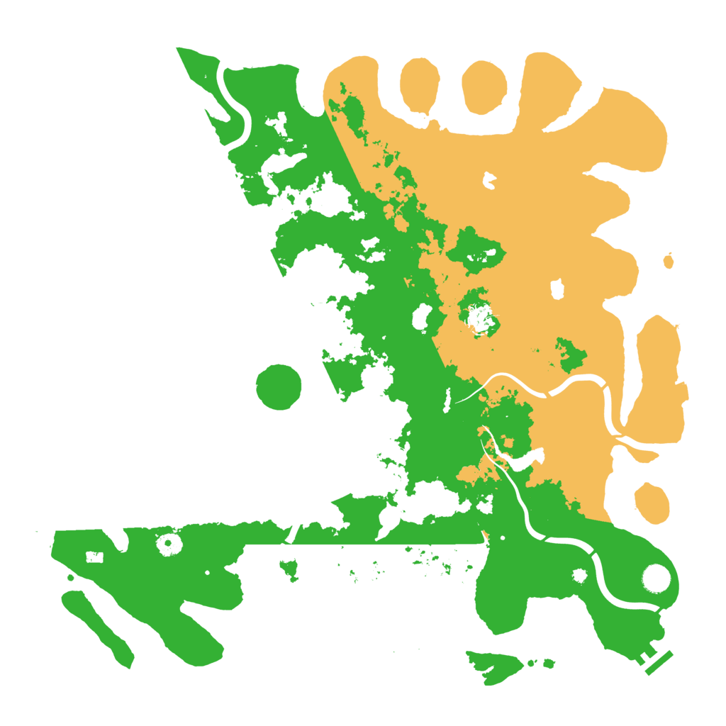 Biome Rust Map: Procedural Map, Size: 4500, Seed: 1390707569