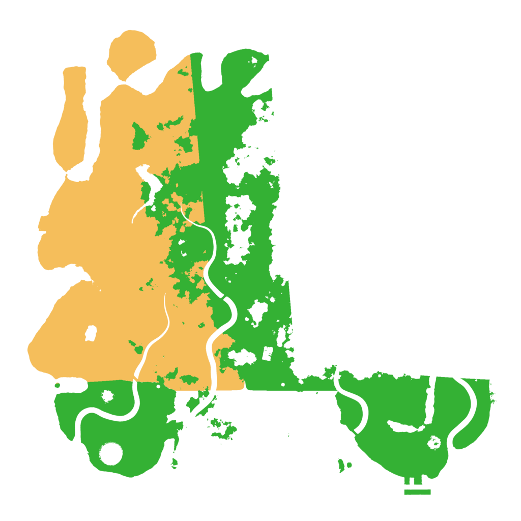 Biome Rust Map: Procedural Map, Size: 4000, Seed: 745135