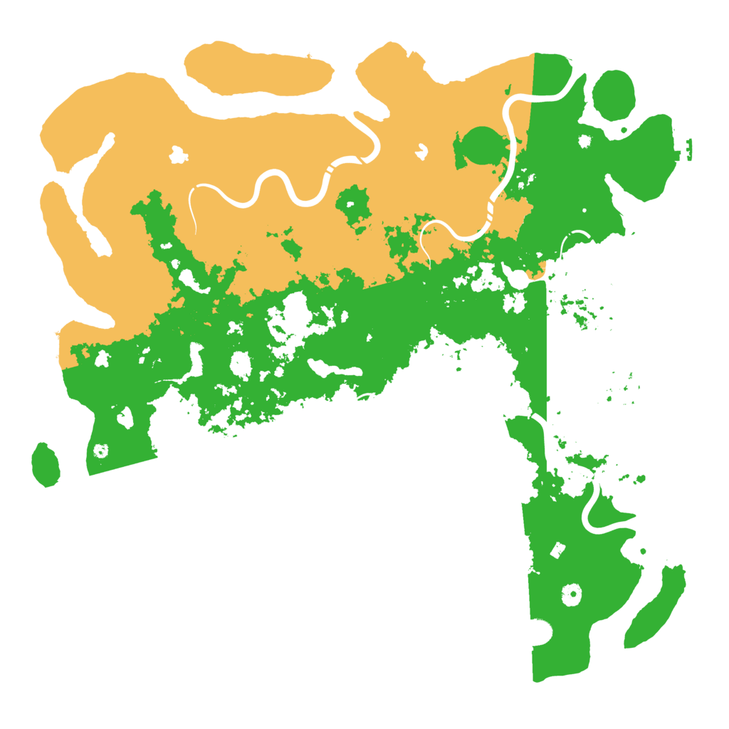 Biome Rust Map: Procedural Map, Size: 5000, Seed: 301483