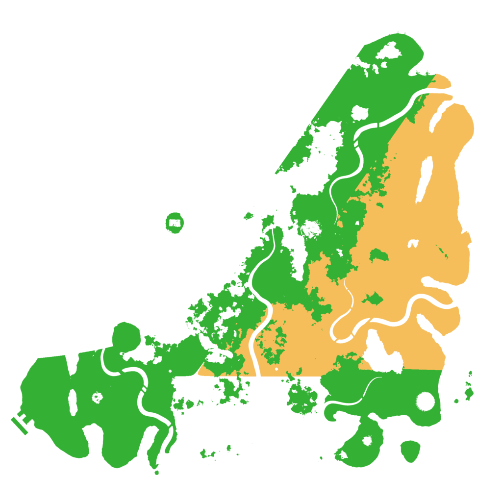 Biome Rust Map: Procedural Map, Size: 4750, Seed: 248848