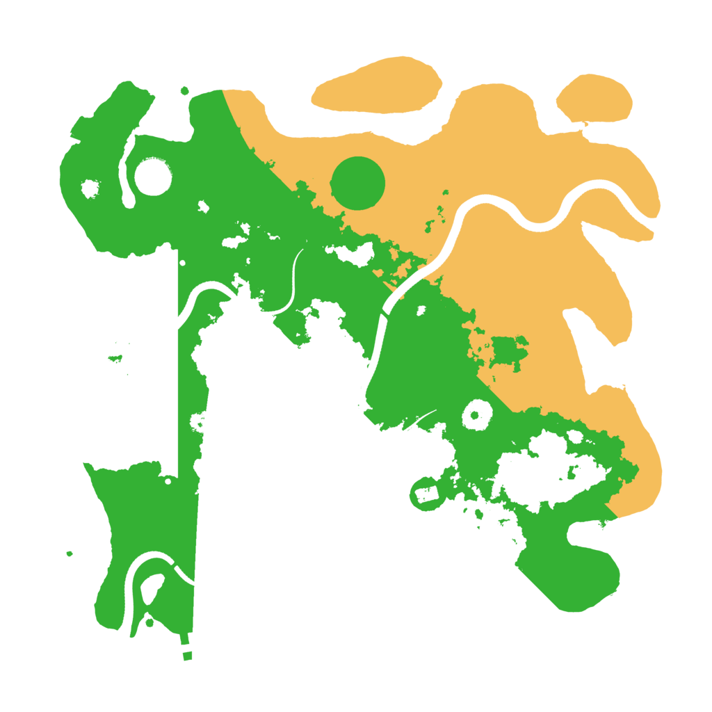 Biome Rust Map: Procedural Map, Size: 3500, Seed: 916032498