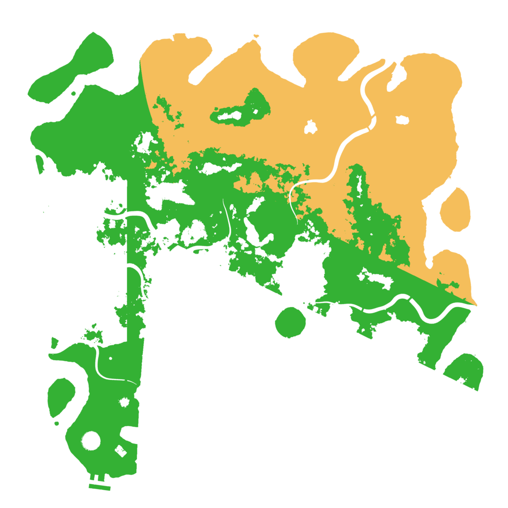 Biome Rust Map: Procedural Map, Size: 4750, Seed: 191359