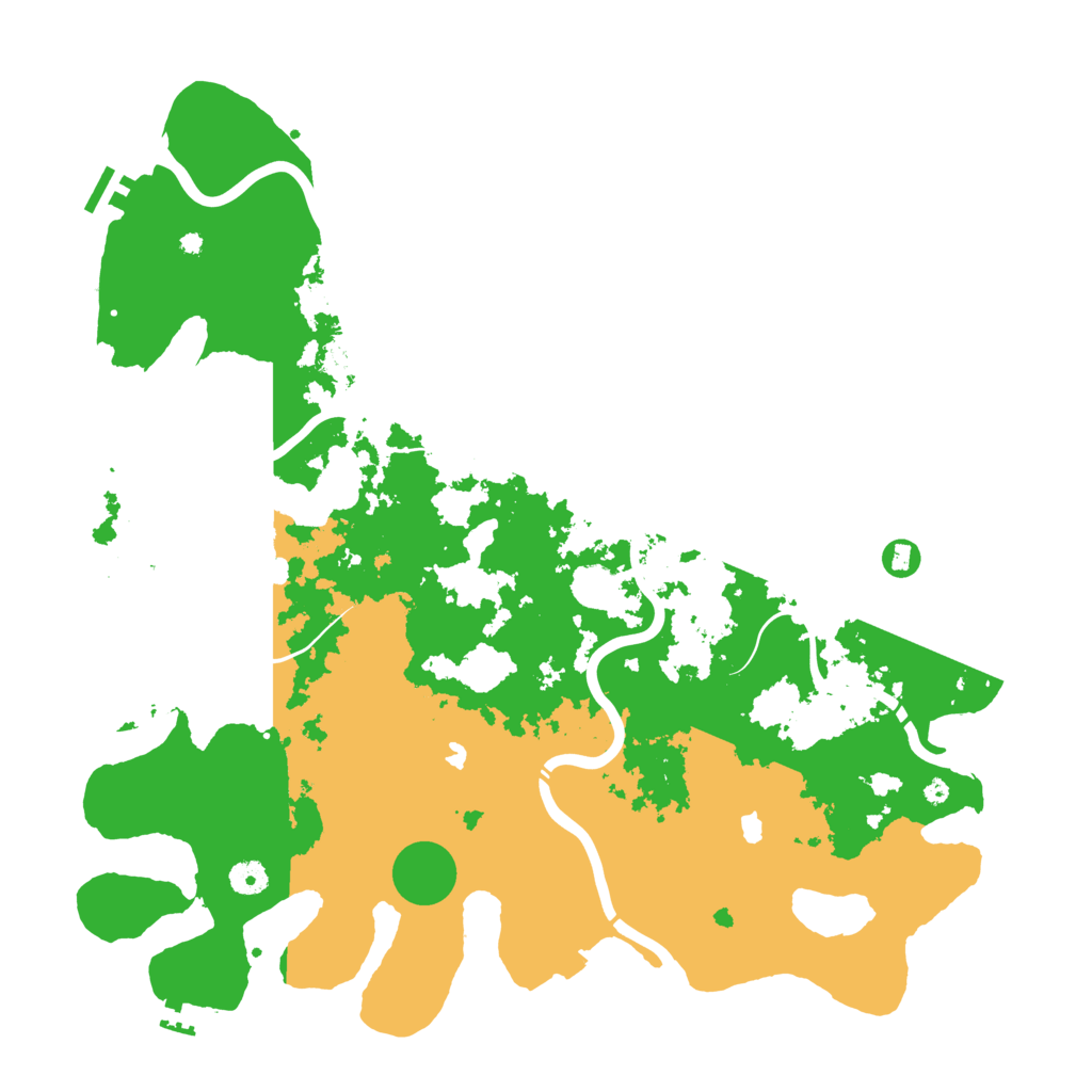 Biome Rust Map: Procedural Map, Size: 4500, Seed: 27452377