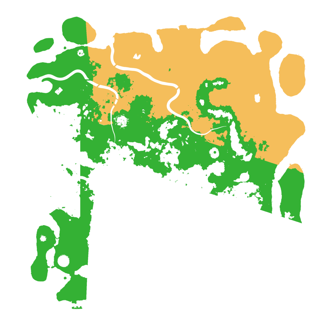 Biome Rust Map: Procedural Map, Size: 4750, Seed: 890014
