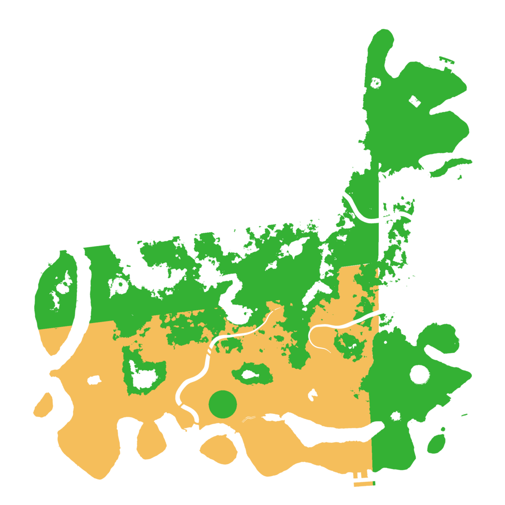 Biome Rust Map: Procedural Map, Size: 4750, Seed: 726035