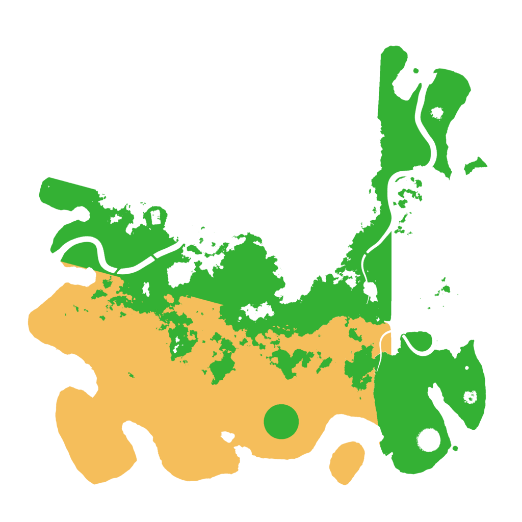 Biome Rust Map: Procedural Map, Size: 3950, Seed: 936253738