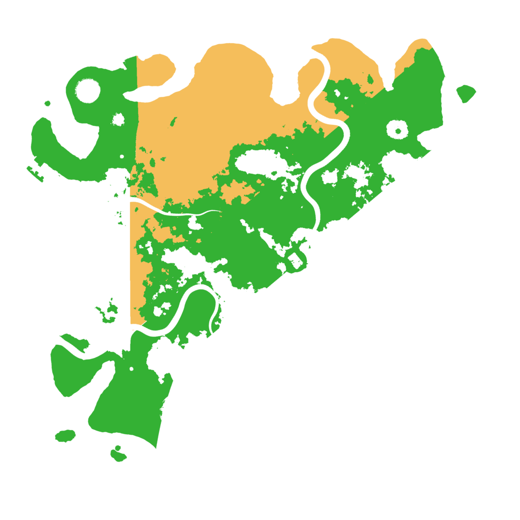 Biome Rust Map: Procedural Map, Size: 3750, Seed: 111301