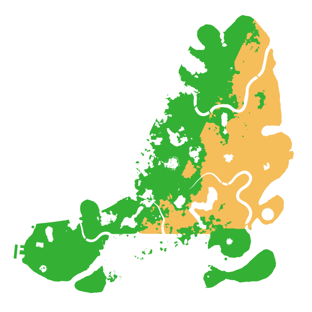 Biome Rust Map: Procedural Map, Size: 4500, Seed: 505027