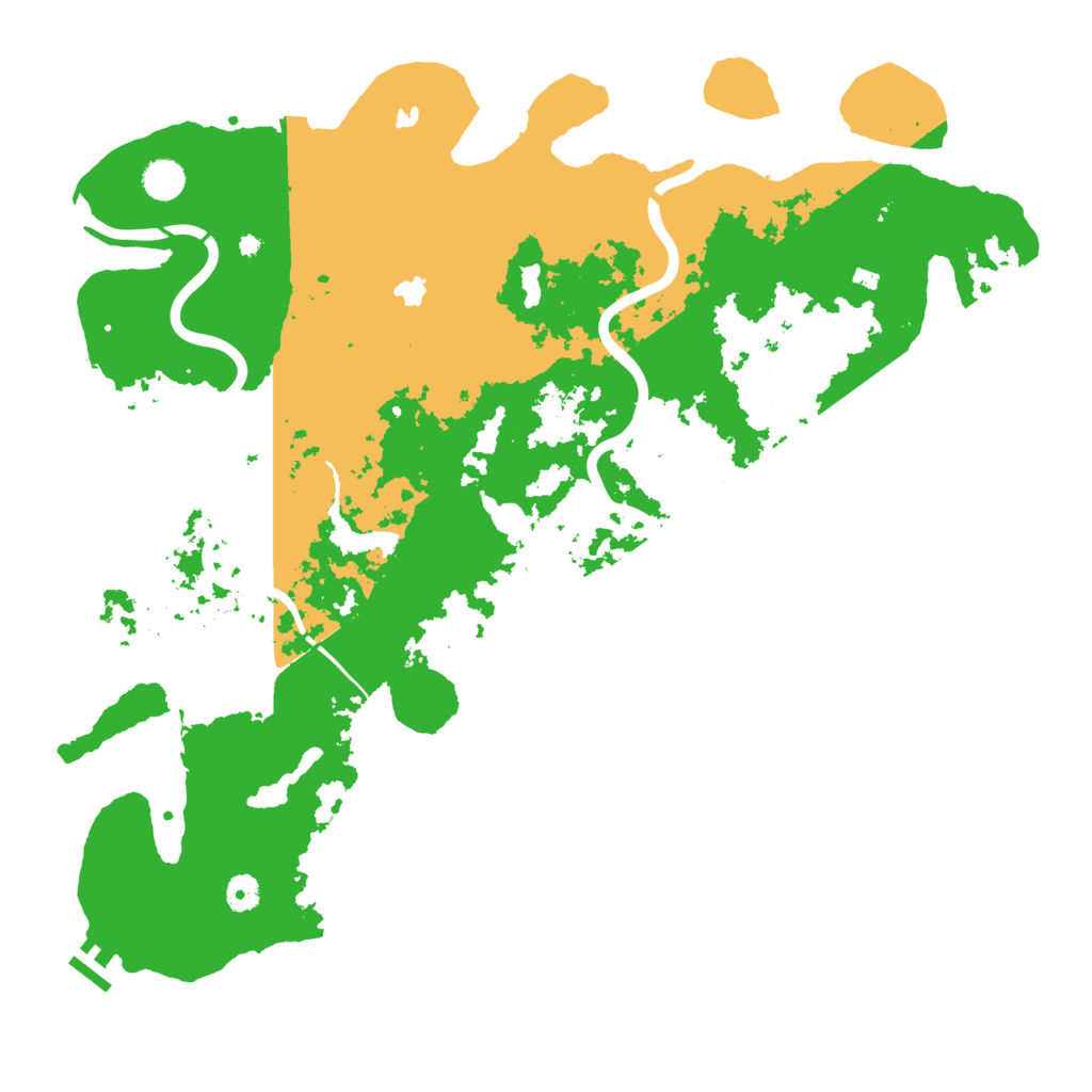 Biome Rust Map: Procedural Map, Size: 4600, Seed: 869352645