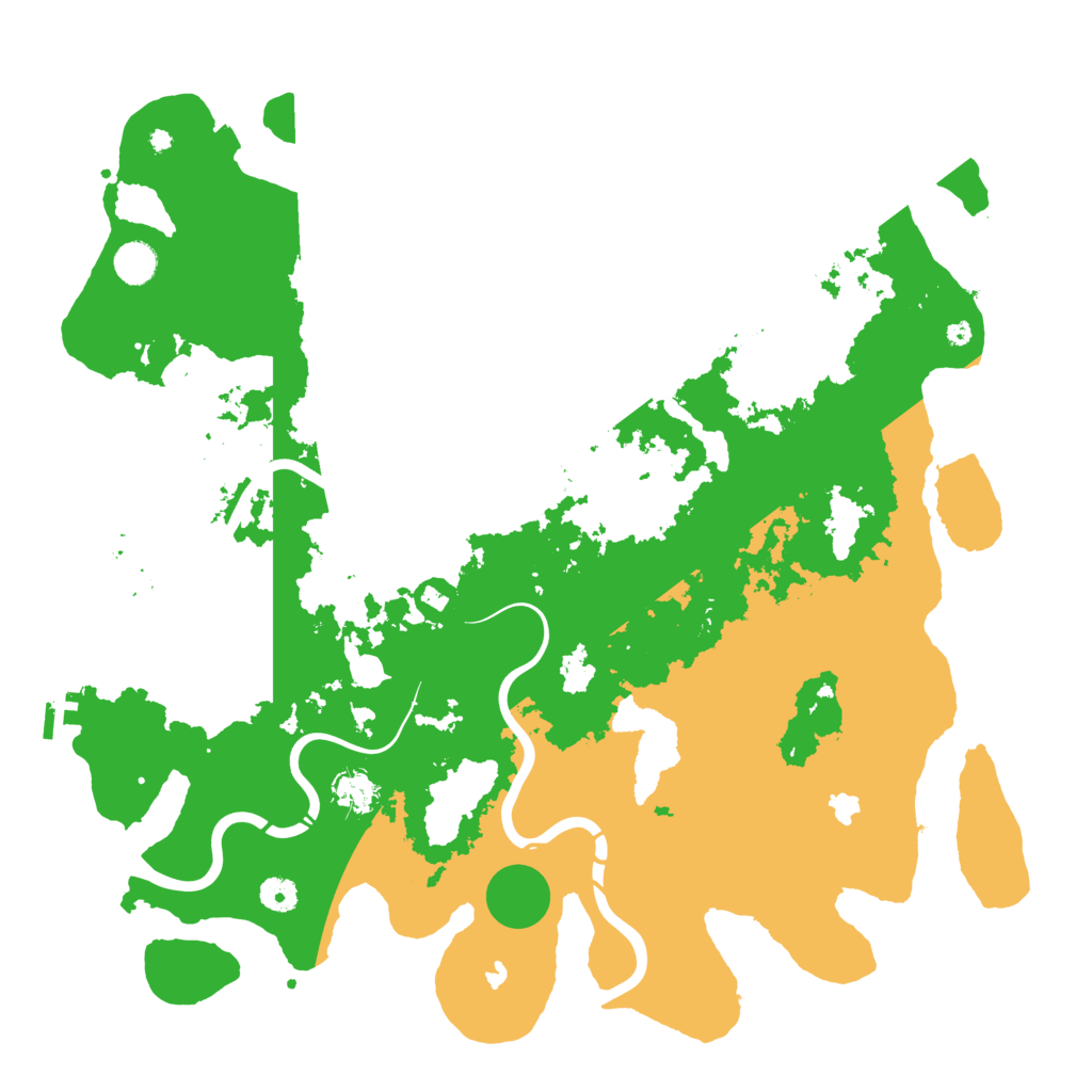 Biome Rust Map: Procedural Map, Size: 4500, Seed: 224535987