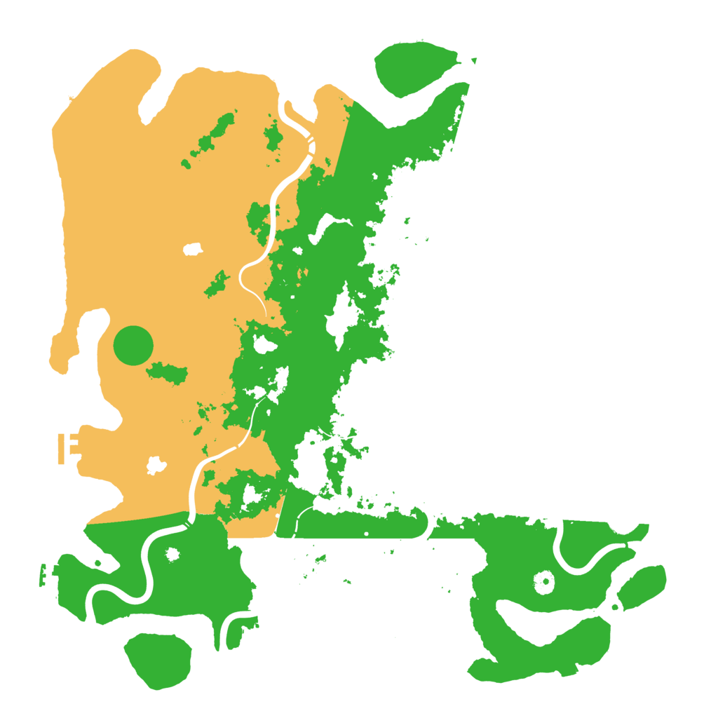 Biome Rust Map: Procedural Map, Size: 4750, Seed: 853258