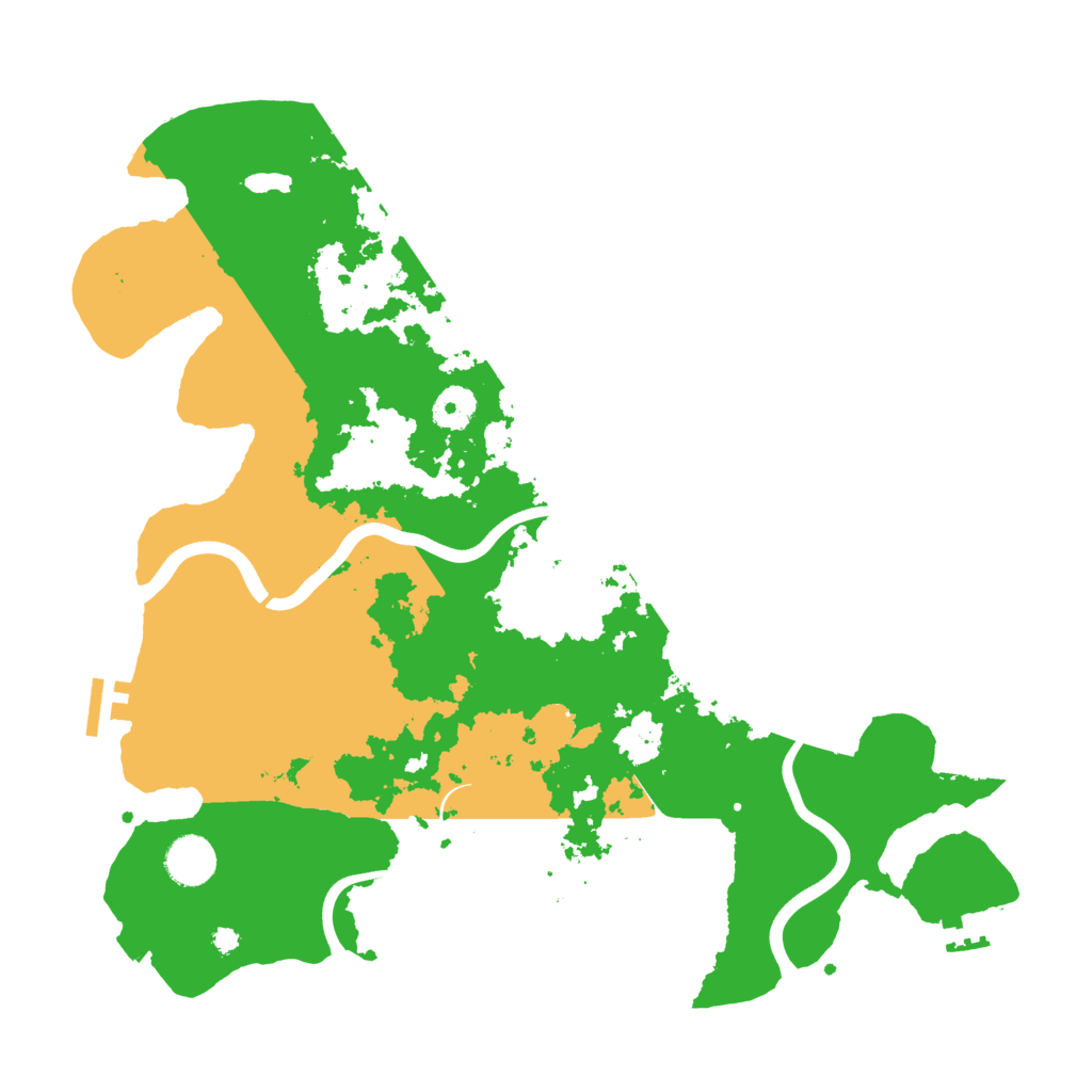 Biome Rust Map: Procedural Map, Size: 3800, Seed: 563282215