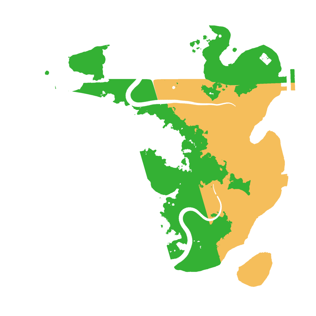Biome Rust Map: Procedural Map, Size: 3000, Seed: 5544