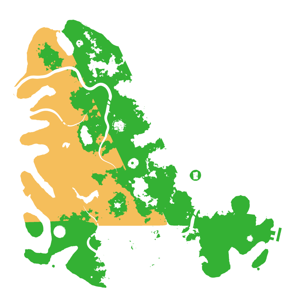 Biome Rust Map: Procedural Map, Size: 4400, Seed: 4208008