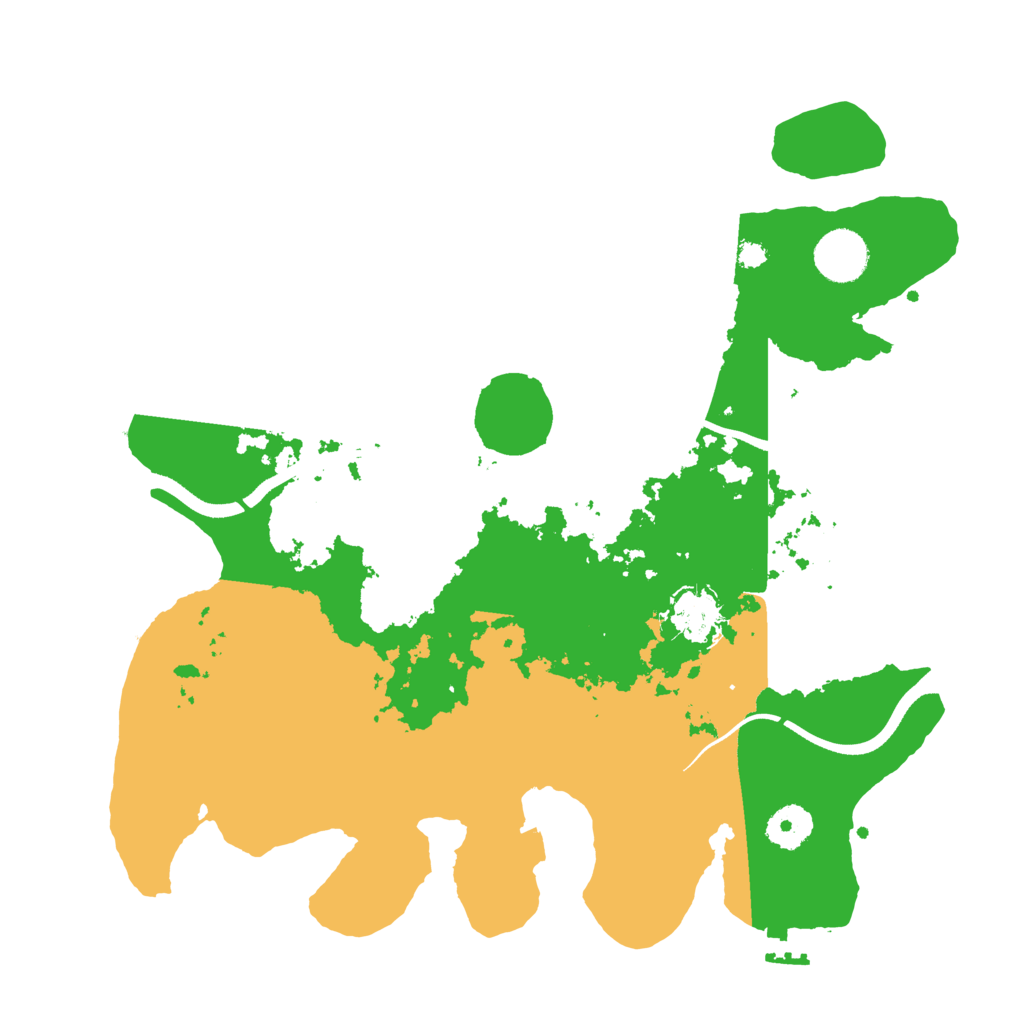 Biome Rust Map: Procedural Map, Size: 3500, Seed: 321394