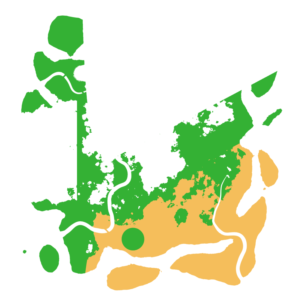 Biome Rust Map: Procedural Map, Size: 3600, Seed: 688245763