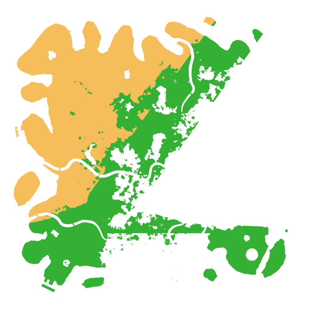 Biome Rust Map: Procedural Map, Size: 4500, Seed: 777895