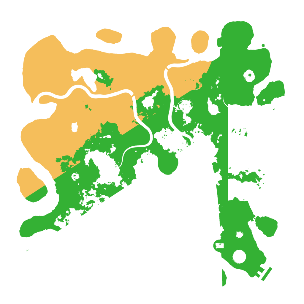 Biome Rust Map: Procedural Map, Size: 4000, Seed: 560357