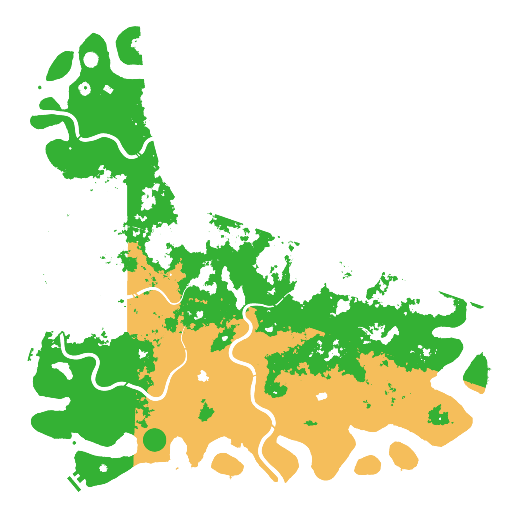 Biome Rust Map: Procedural Map, Size: 5800, Seed: 431318317
