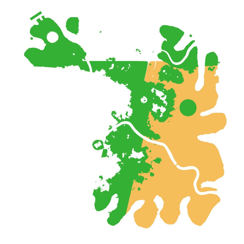 Biome Rust Map: Procedural Map, Size: 3800, Seed: 87231280