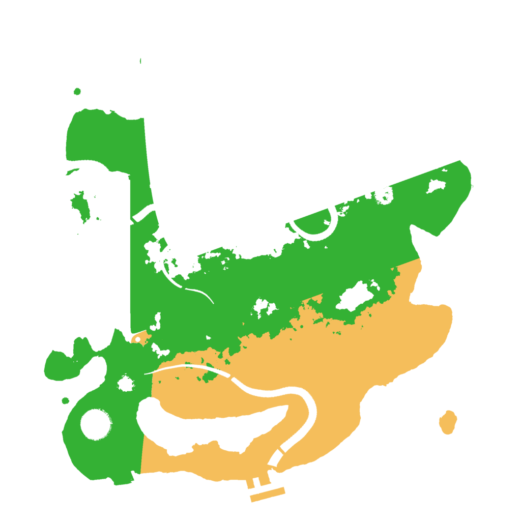 Biome Rust Map: Procedural Map, Size: 3000, Seed: 391298372