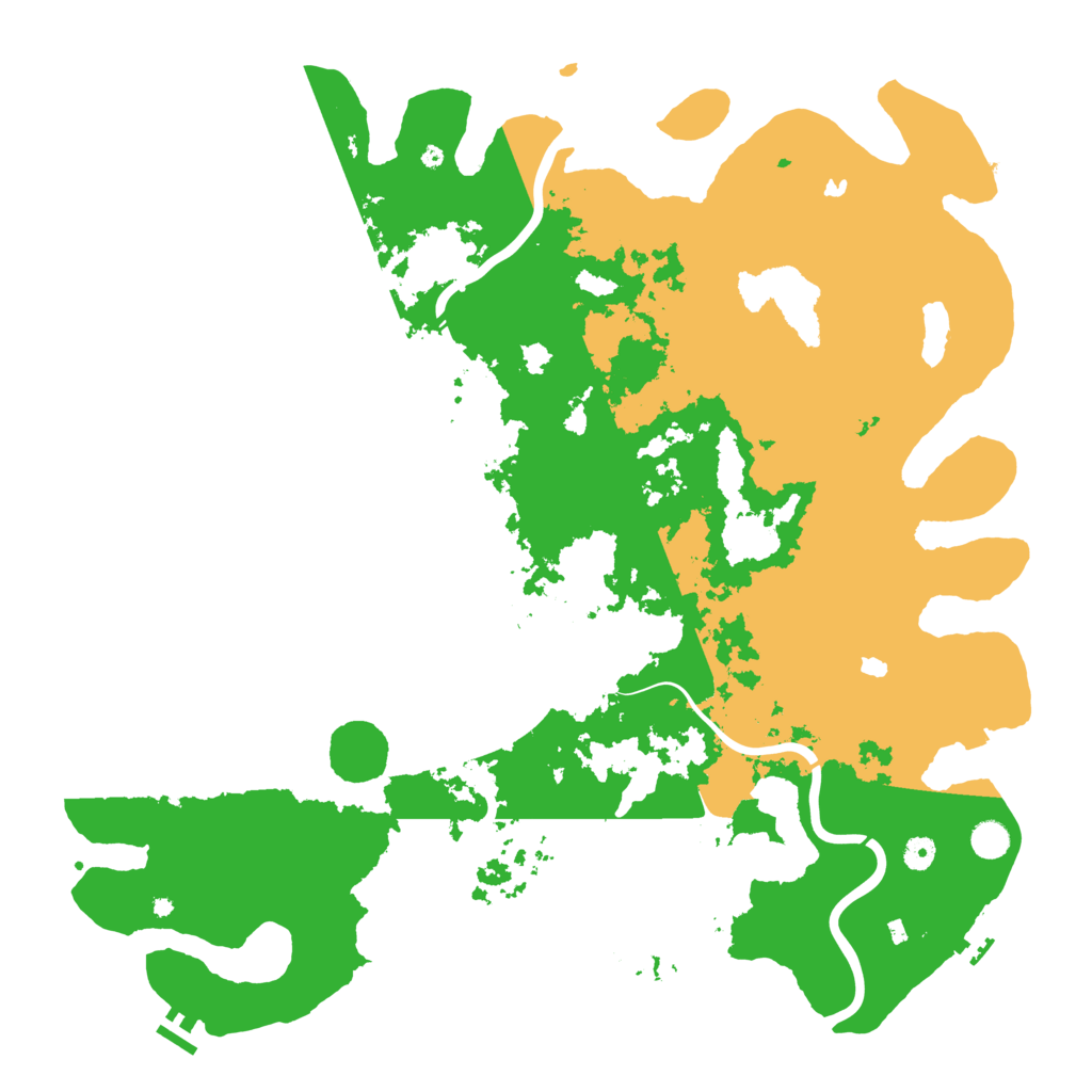 Biome Rust Map: Procedural Map, Size: 5000, Seed: 426142