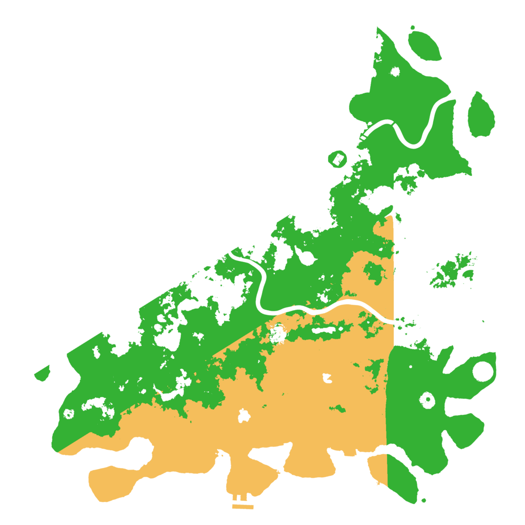Biome Rust Map: Procedural Map, Size: 5000, Seed: 697811878