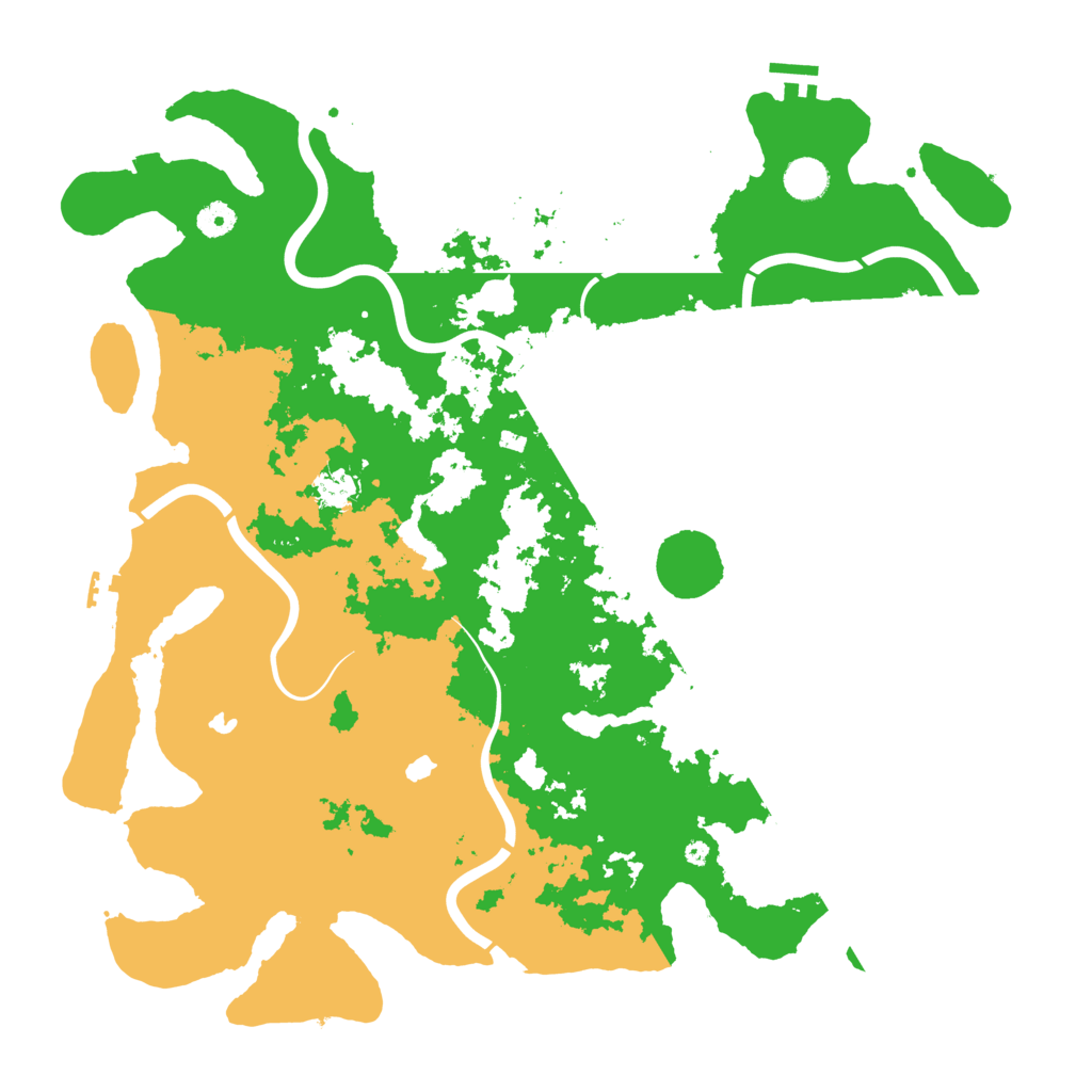 Biome Rust Map: Procedural Map, Size: 4500, Seed: 761854235