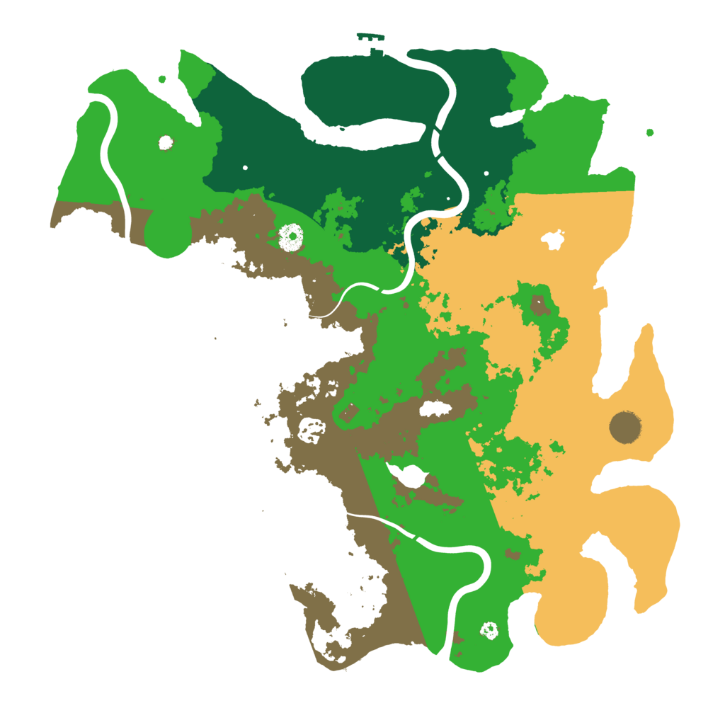 Biome Rust Map: Procedural Map, Size: 4000, Seed: 1443856400