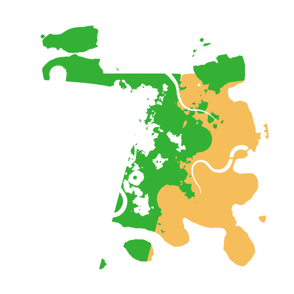 Biome Rust Map: Procedural Map, Size: 3000, Seed: 871607