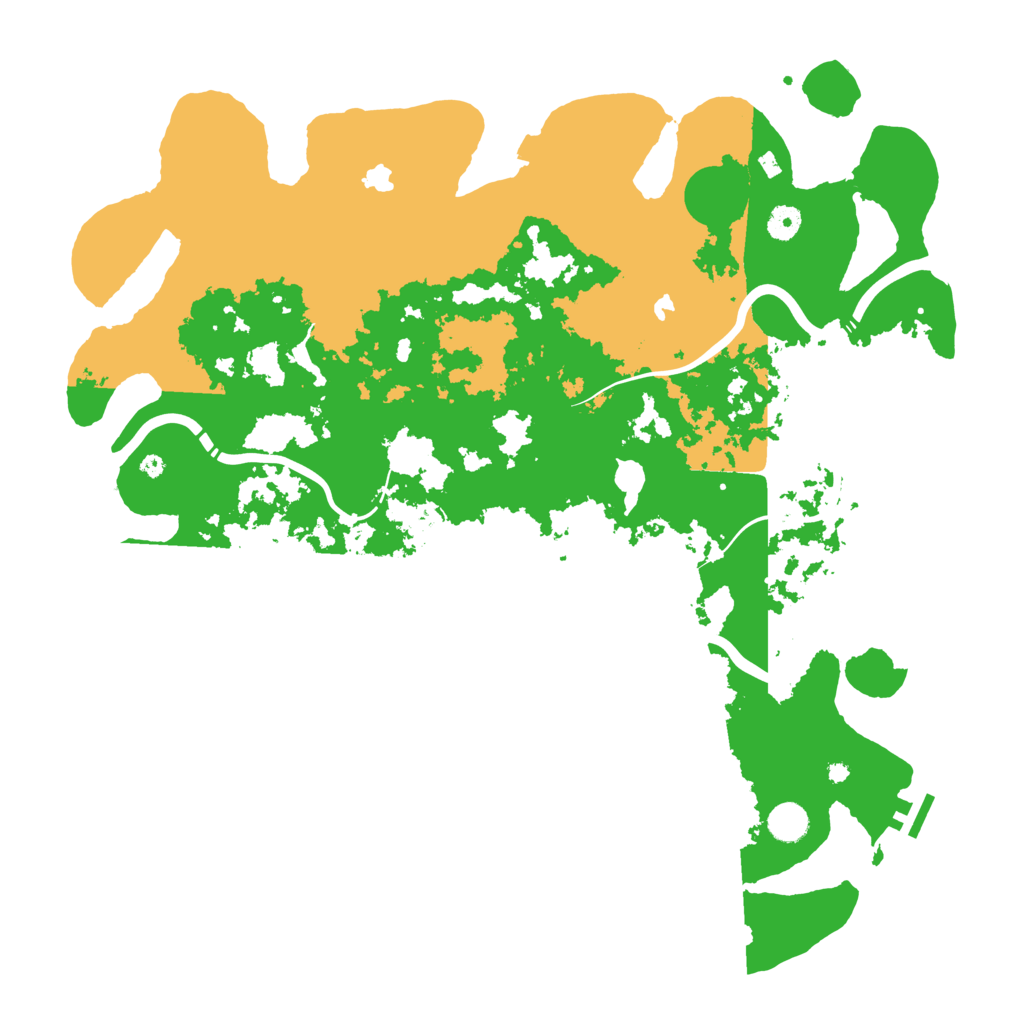 Biome Rust Map: Procedural Map, Size: 4500, Seed: 336340