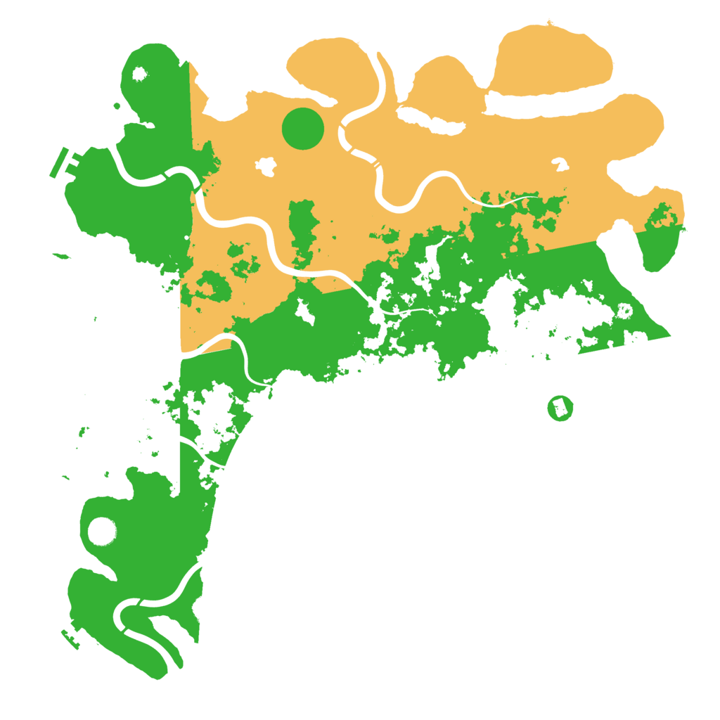 Biome Rust Map: Procedural Map, Size: 4500, Seed: 1008211593