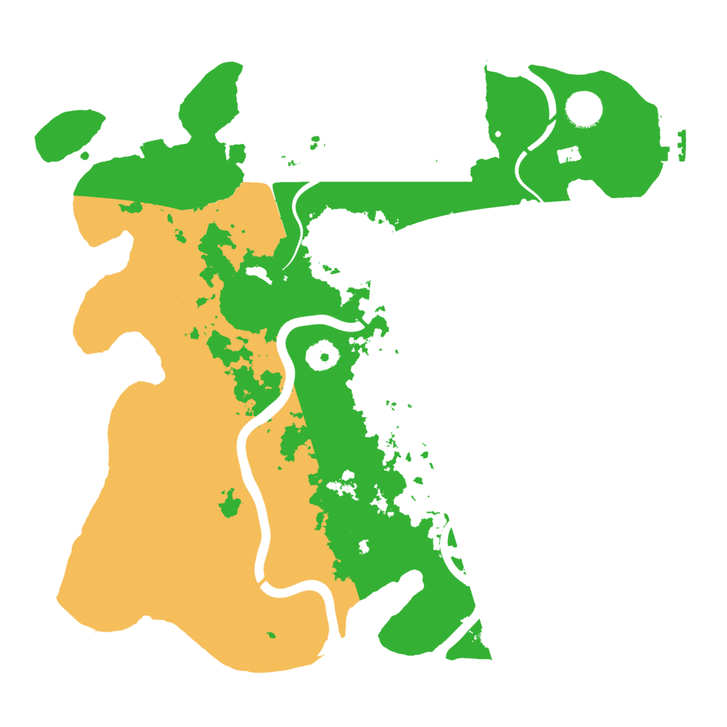 Biome Rust Map: Procedural Map, Size: 3500, Seed: 938515884