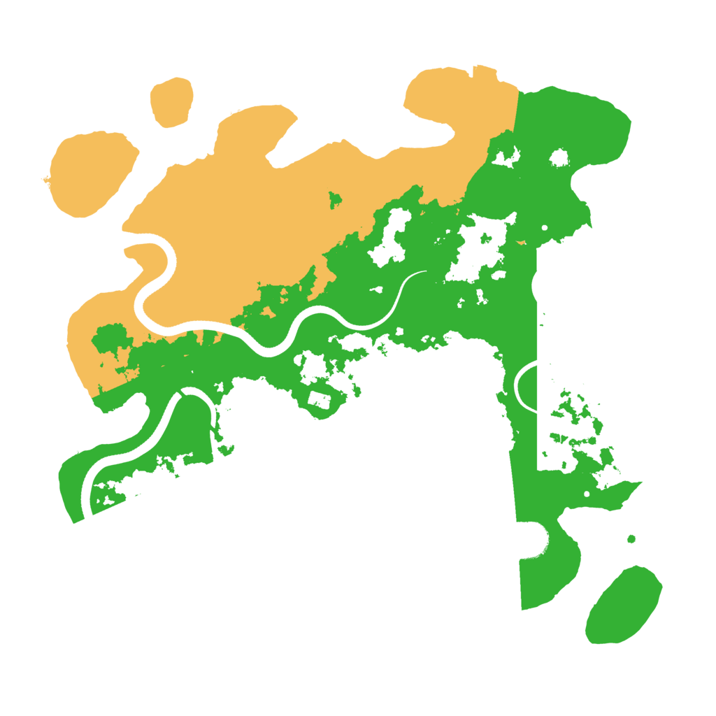 Biome Rust Map: Procedural Map, Size: 3500, Seed: 378950139
