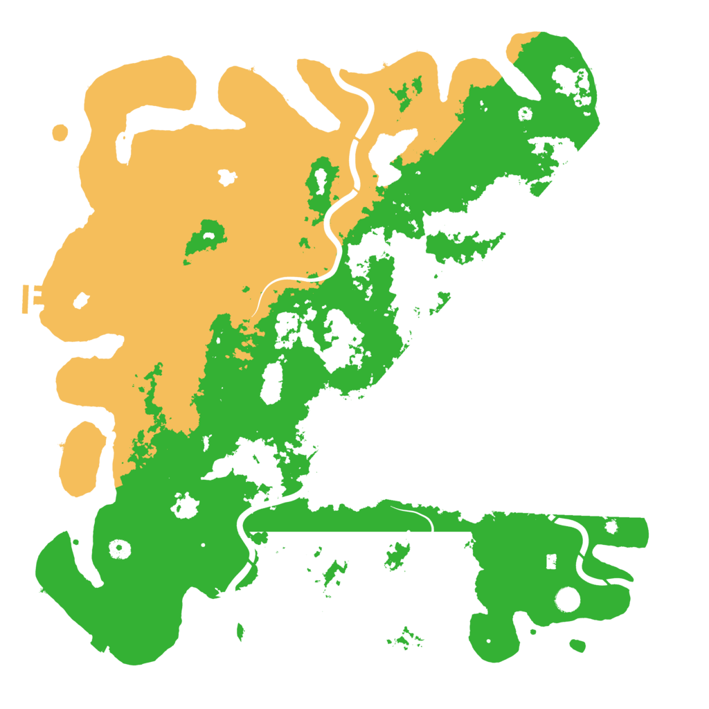 Biome Rust Map: Procedural Map, Size: 5000, Seed: 895882