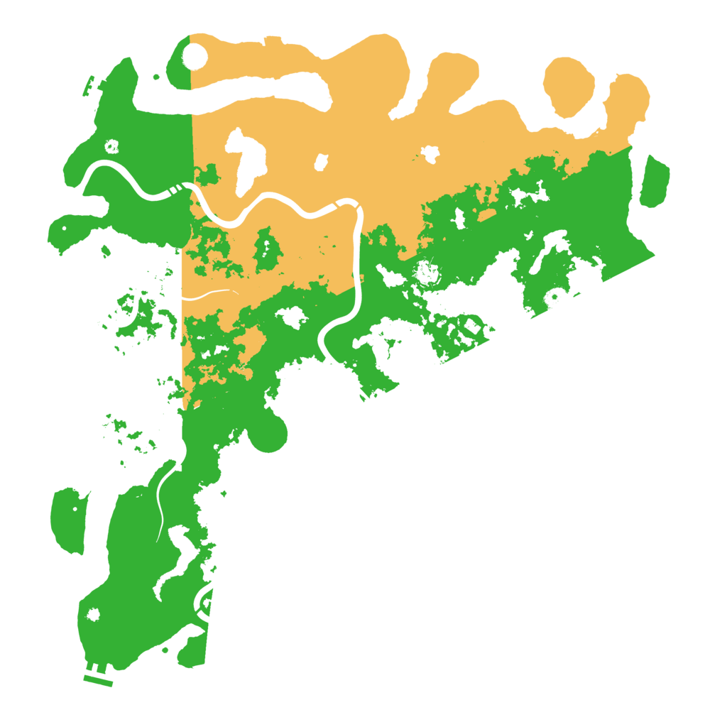 Biome Rust Map: Procedural Map, Size: 5000, Seed: 189393