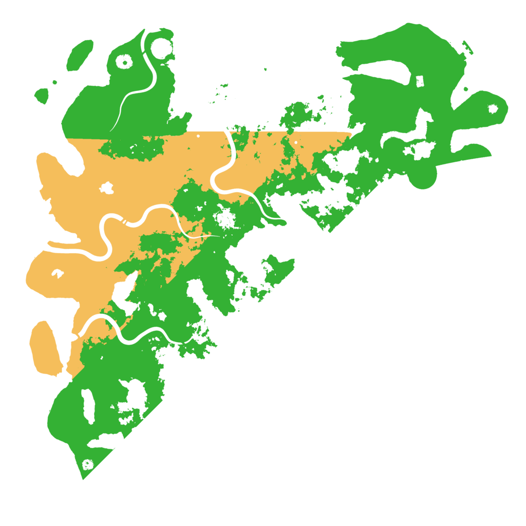 Biome Rust Map: Procedural Map, Size: 5000, Seed: 534393