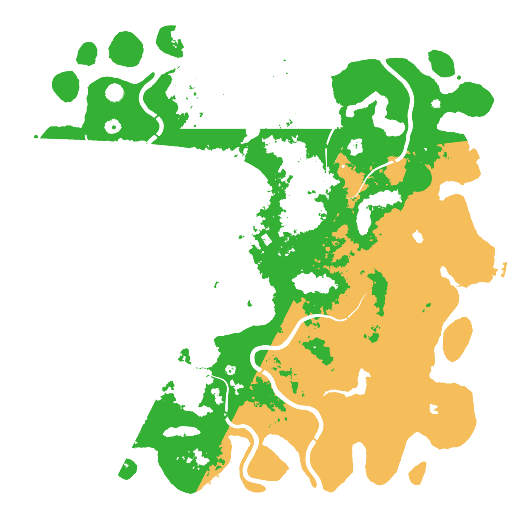 Biome Rust Map: Procedural Map, Size: 5000, Seed: 306483