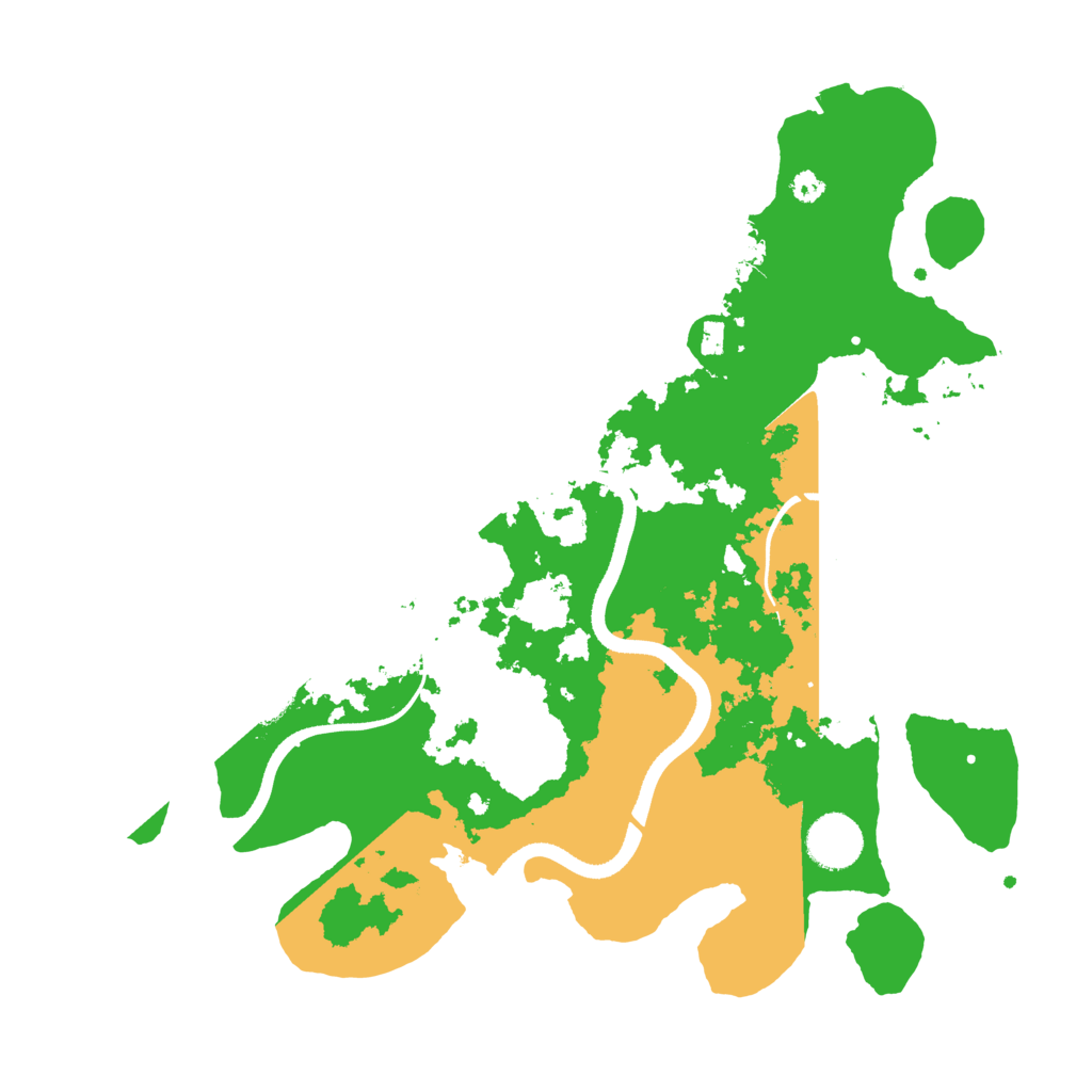 Biome Rust Map: Procedural Map, Size: 3500, Seed: 1829216226