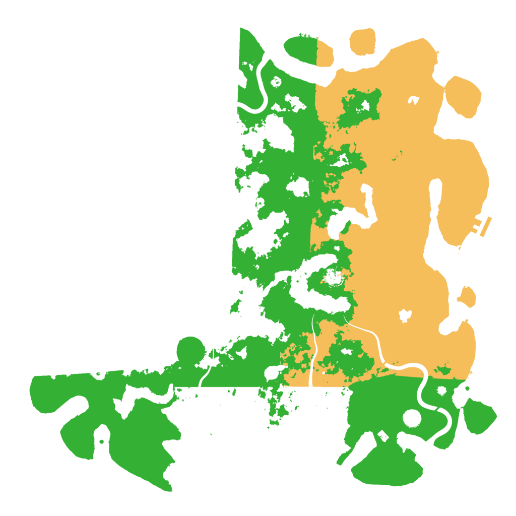 Biome Rust Map: Procedural Map, Size: 5000, Seed: 317386