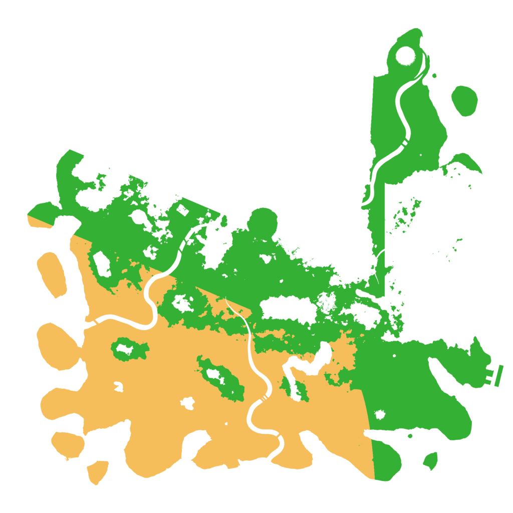 Biome Rust Map: Procedural Map, Size: 4750, Seed: 191835