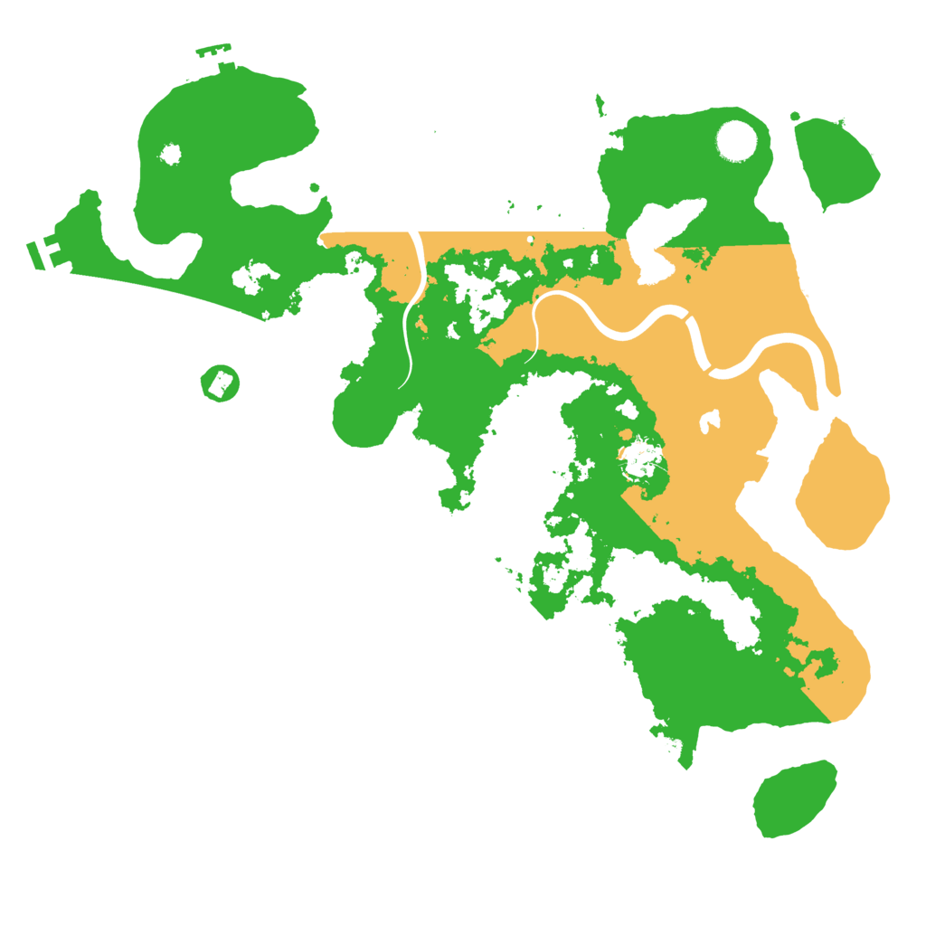 Biome Rust Map: Procedural Map, Size: 4000, Seed: 1799578868