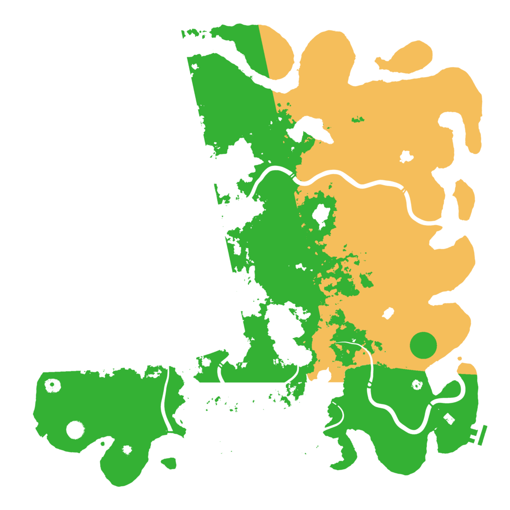 Biome Rust Map: Procedural Map, Size: 5000, Seed: 220357