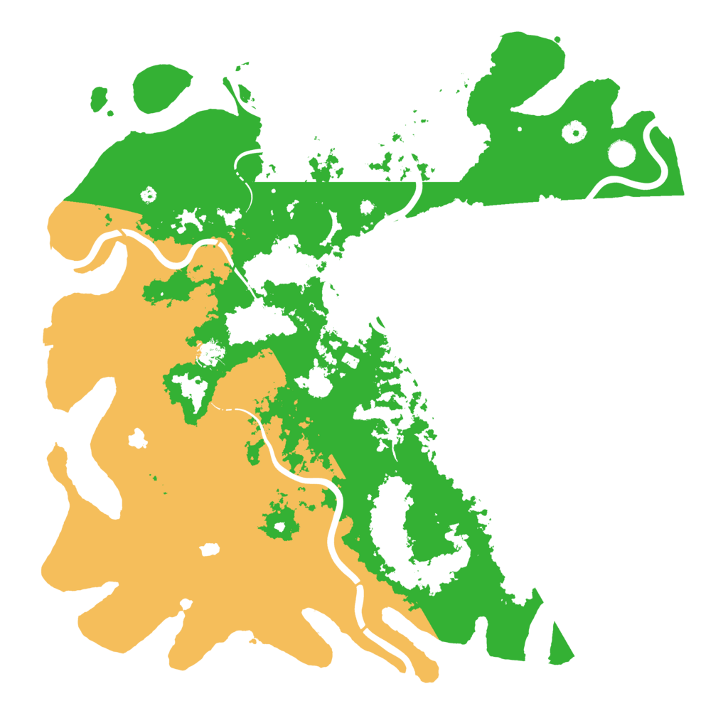 Biome Rust Map: Procedural Map, Size: 4750, Seed: 294596