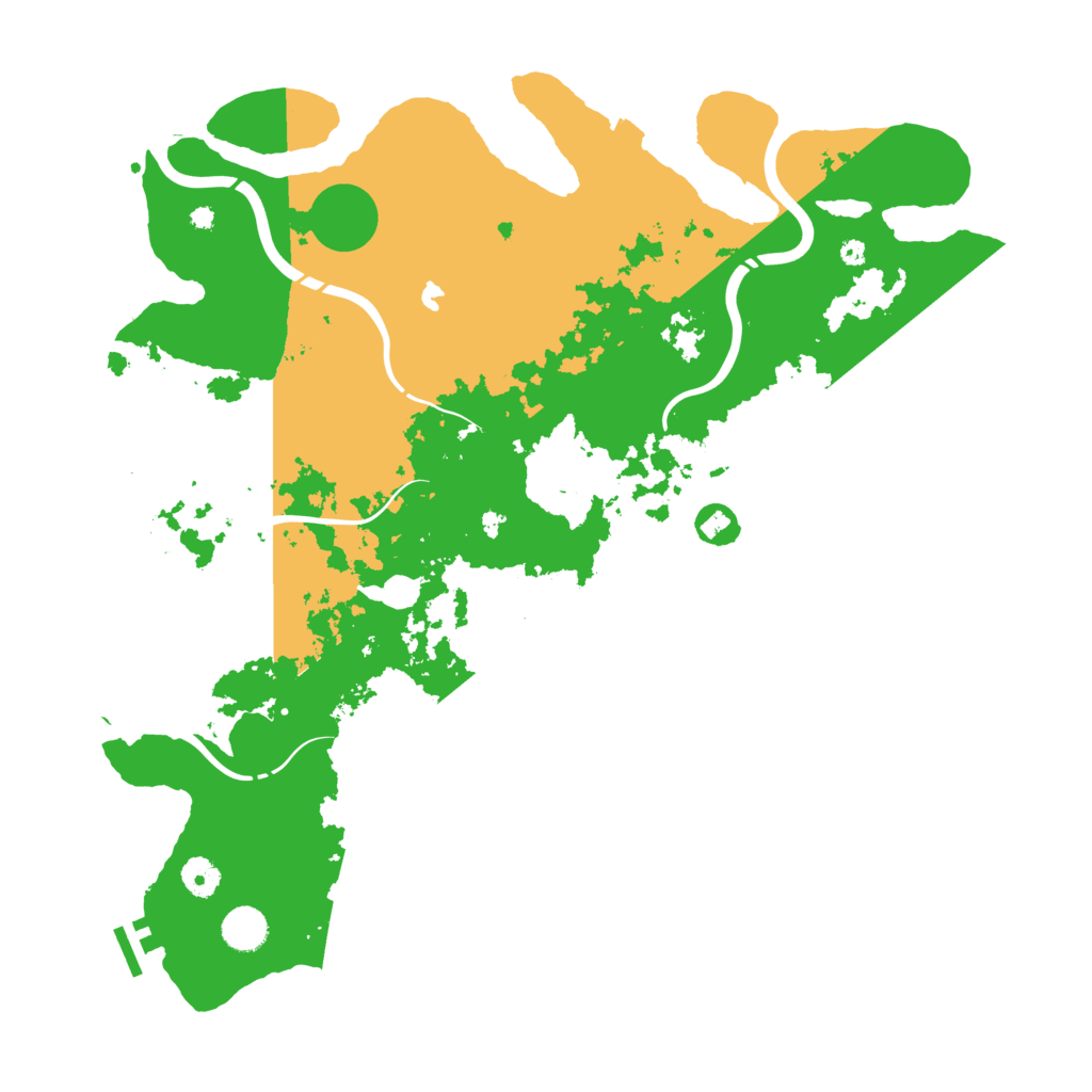 Biome Rust Map: Procedural Map, Size: 4250, Seed: 691315